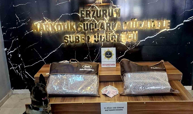 İranlı uyruklu bir şahsın üzerinden metamfetamin yakalandı