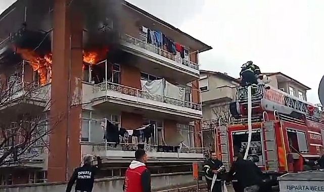 Isparta'da korku dolu anlar