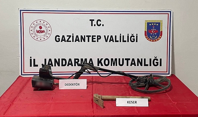 İzinsiz kaçak kazı yapan şahıs, suçüstü yakalandı