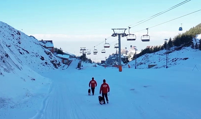 JAK ekipleri Palandöken'de 24 saat hazır kıta