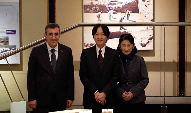 Japon Veliaht Prensi ve Prenses, Arkeoloji Müzesi'ni ziyaret etti