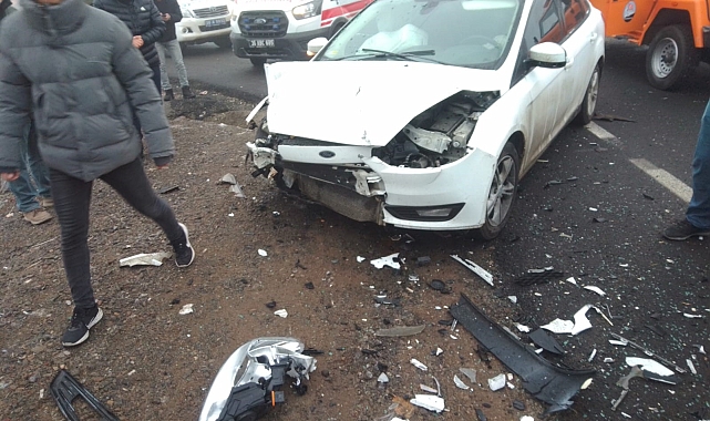 Kars'ta Sisli Havada Meydana Gelen Kaza: 1 Yaralı
