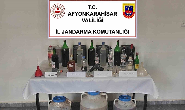 Litrelerce sahte kaçak alkol ele geçirildi