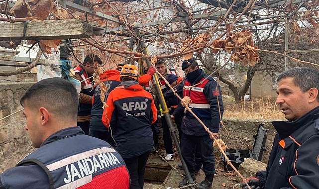 Nevşehir'de, su kuyusuna düşen kadın. hayatını kaybetti