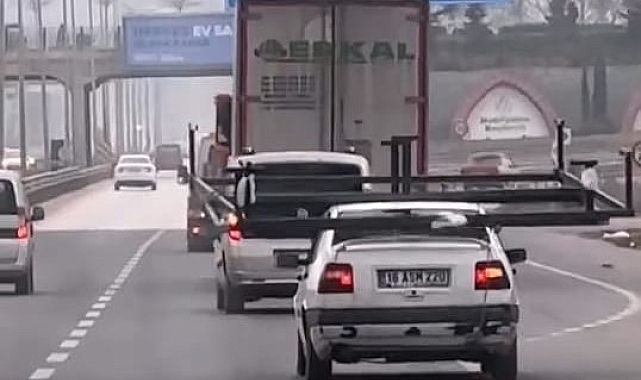 Tehlikeli taşıma kamerada