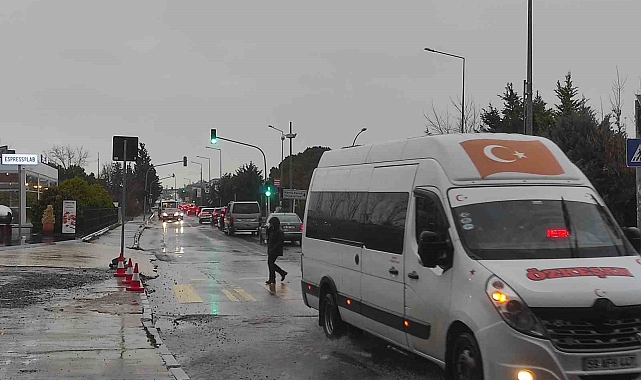 Tekirdağ'da yağış etkili oldu