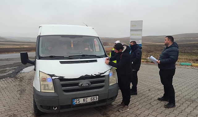 Tutak'ta Okul Servis Araçları Titizlikle Denetlendi