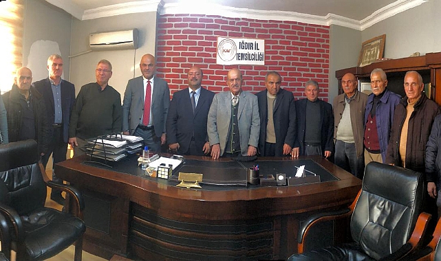 Tuzluca Belediye Başkanı Türkan, Kadim Aşiretler Federasyonu'nu Ziyaret Etti