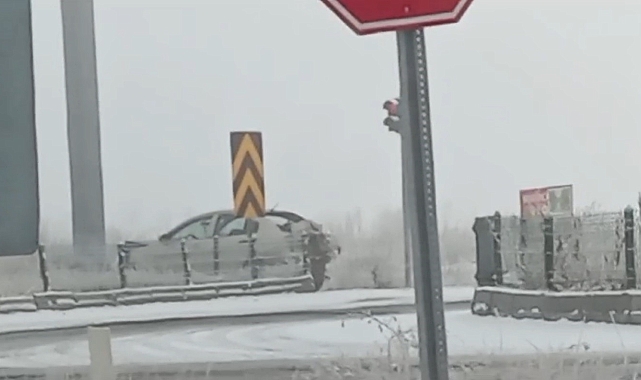 Yollar buz pistine döndü