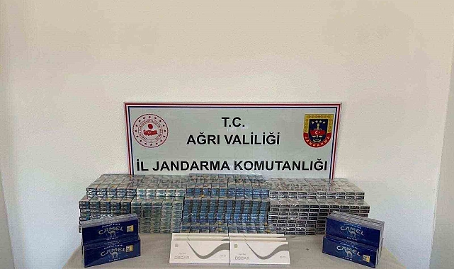 Ağrı'da Kaçak Sigara Operasyonu: 3500 Paket Sigara Ele Geçirildi