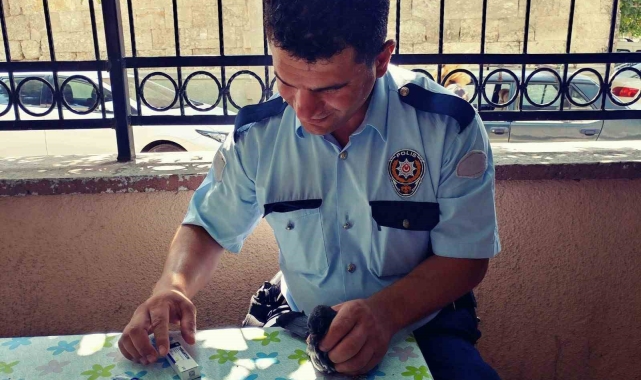 Ailesini katleden polis memuru 8 yıl önce güvercin kurtarmış