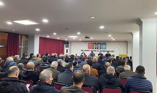AK Parti Iğdır İl Teşkilatının Yıl Sonu İstişare Toplantısı Gerçekleştirildi