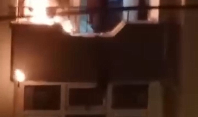 Ankara'da Dehşet Veren Olay: Cinnet Geçiren Şahıs Evini Ateşe Verdi!