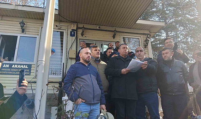 Ankara'da zam talebi reddedilen hal çalışanlarından iş bırakma eylemi