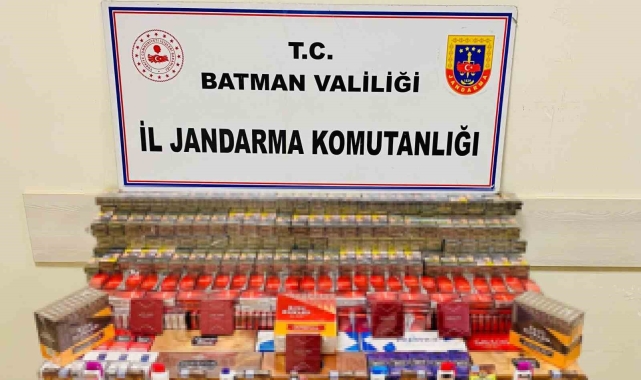 Batman'da bin 308 paket kaçak sigara ele geçirildi