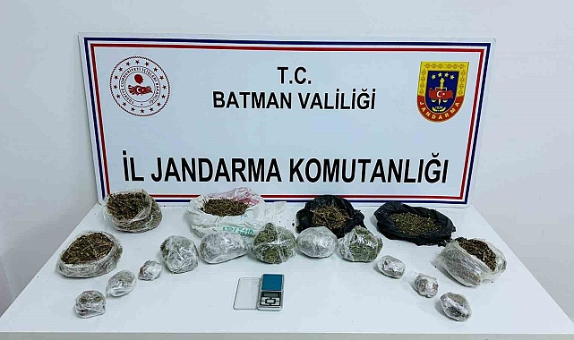 Batman'da Evine Depolanmış Uyuşturucuyla Yakalandı