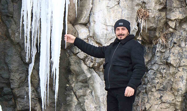 Diyadin Kanyonu, Beyaz Bir Peri Masalına Dönüştü!