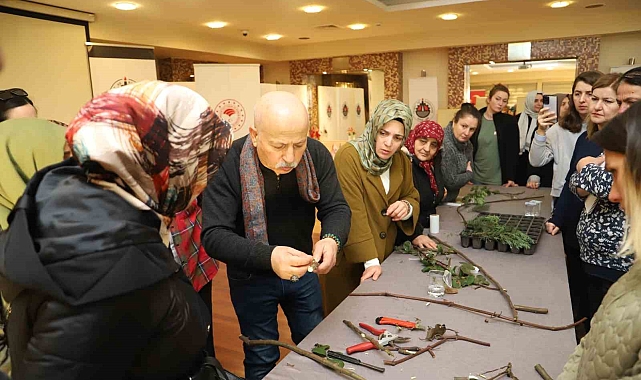 Düzce'de Kadın Girişimcilere Meyve Ağacı Budama Eğitimi