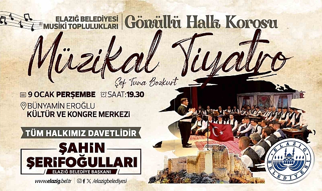 Elazığ'da Harput'un Eşsiz Kültürü Sahneye Taşınıyor