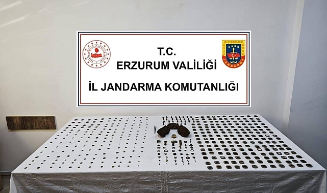 Erzurum'da Büyük Tarihi Eser Operasyonu: 469 Parça Ele Geçirildi, 6 Şüpheli Tutuklandı