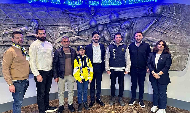 Görme engelli Abdullah'ın statta maç hayali gerçek oldu
