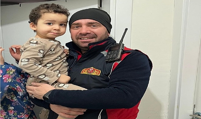 Iğdır'da Minik Ömer, İtfaiyenin Zamanında Müdahalesiyle Kurtarıldı