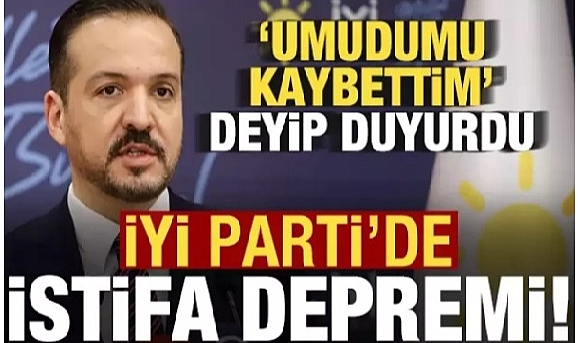İYİ Parti Sözcüsü Kürşat Zorlu partiden istifa etti