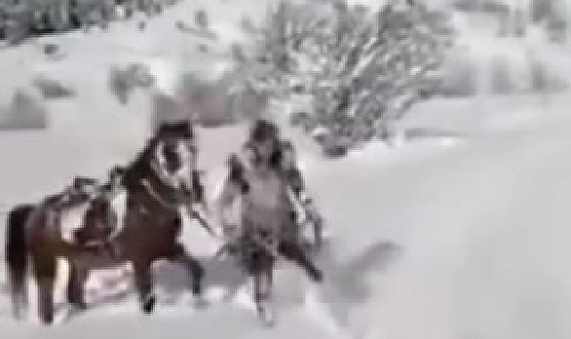 Kar üzerinde 4 nala eğlence kötü bitti