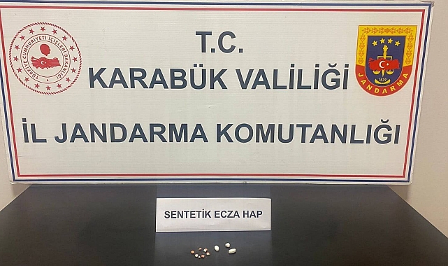 Karabük'te Uyuşturucu Operasyonu: Sentetik Ecza Hap Ele Geçirildi