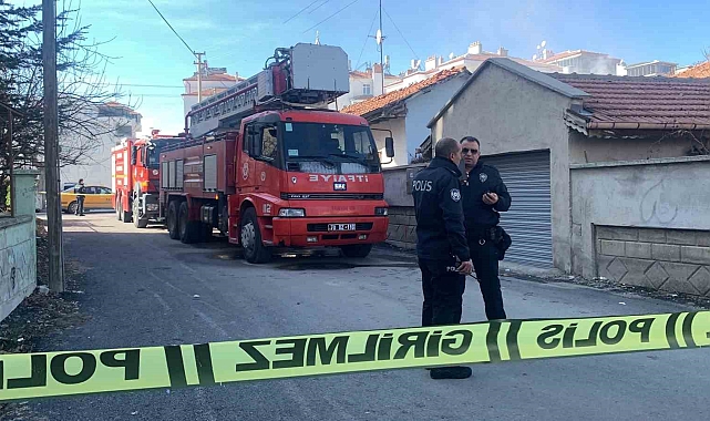 Karaman'da Şehit Ailesinin Evi Yandı: Yangın Büyümeden Söndürüldü