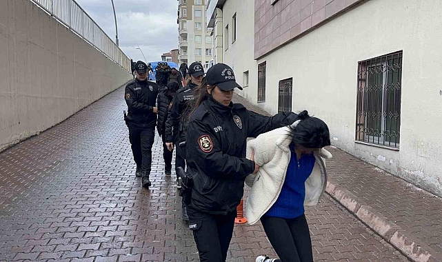Kayseri'de Organize Suç Örgütüne Büyük Darbe: 13 Şüpheli Tutuklandı