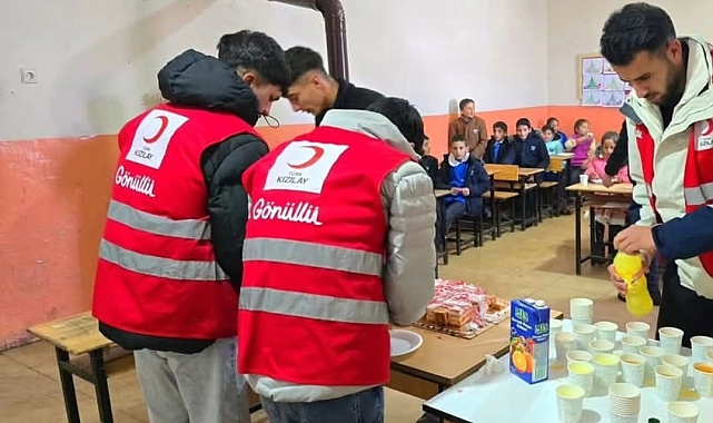 Kızılay'dan Karapazar Köyü'ne Sıcacık Bir Dokunuş