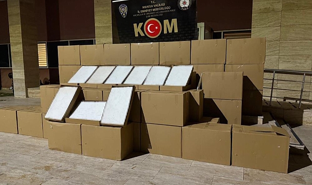 Manisa'da Büyük Kaçak Sigara Operasyonu: 1 Milyon Adet Sigara Ele Geçirildi