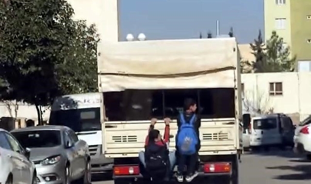 Mardin'de çocukların tehlikeli yolculuğu