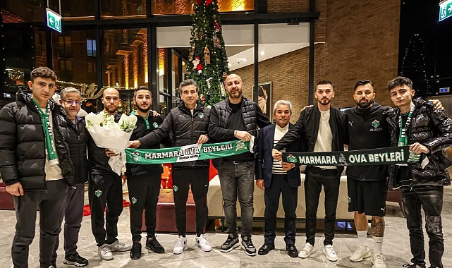 Marmara Ova Beylerinden Iğdır FK'ya destek ziyareti