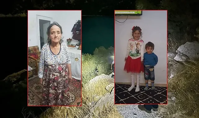 Muğla'da yaşlı kadın ve torunları kayıp... Bölgede arama çalışmaları sürüyor