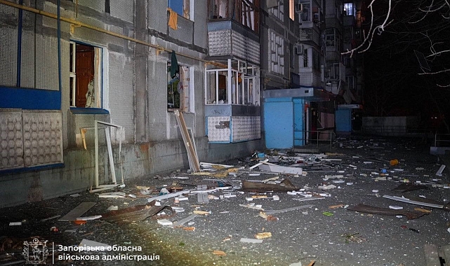Rusya'nın Saldırısı Zaporijya'yı Vurdu: 1 Ölü, 25 Yaralı