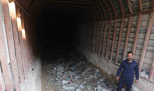 Şam'ın ara sokaklarının altındaki tünel görüntülendi