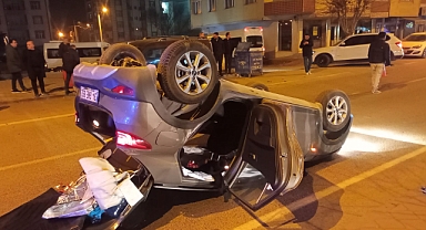 Son Dakika! Iğdır'da Korkutan Kaza: Kadın Sürücü Takla Attı