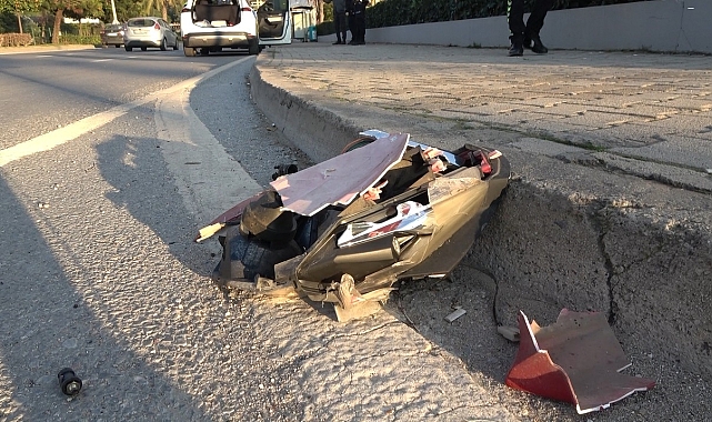Tırla motosiklet çarpıştı, yaşlı adam ağır yaralandı