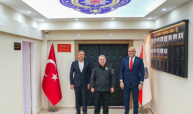 Tuzluca ve Hoşhaber Belediye Başkanları İl Emniyet Müdürünü Ziyaret Etti
