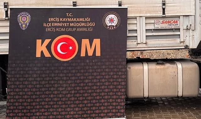 Van Erciş'te Büyük Kaçak Akaryakıt Operasyonu!