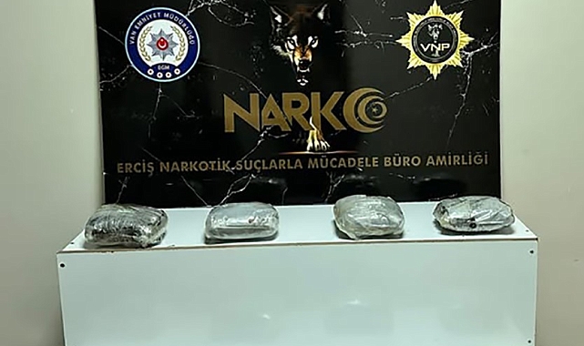 Van Erciş'te Büyük Uyuşturucu Operasyonu: 8 Kilo 750 Gram Ele Geçirildi