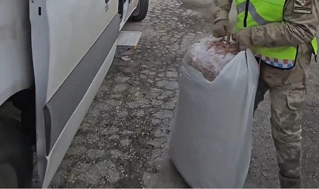 Van'da kayısı çuvalların içerisinde bin 490 paket kaçak sigara ele geçirildi
