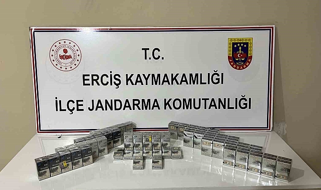 Van'ın Erciş İlçesinde Büyük Kaçak Sigara Operasyonu