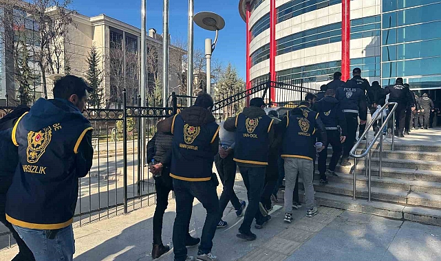 Adıyaman'da Hırsızlık Operasyonu: 36 Şüpheli Adliyeye Sevk Edildi