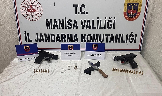 Akhisar'da Jandarmadan Silah ve Uyuşturucu Operasyonu
