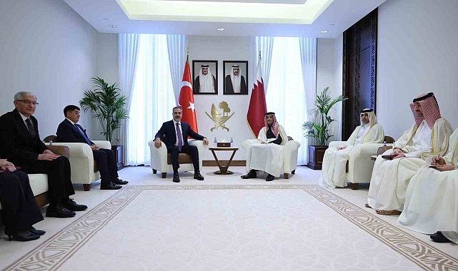 Bakan Fidan, Katar Başbakanı Al-Thani ile görüştü