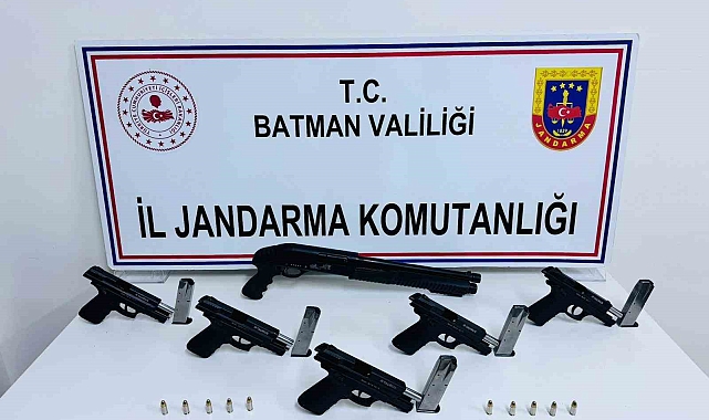 Batman'da Jandarmadan Silah Operasyonu: Bir Şüpheli Tutuklandı
