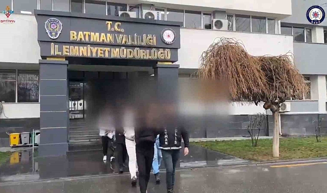 Batman'da uyuşturucu tacirlerine darbe: 6 tutuklama
